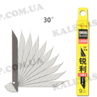 Лезвия сегментные TAJIMA Endura 9 мм серые угол наклона 30° 10 шт код LB39H