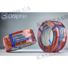 Малярна стрічка ПВХ (скотч) 48мм х 50м Blue Dolphin CONTRACTOR червона (60 днів) Код: 02-1-01-EN BDN