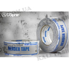 Малярна стрічка (скотч) 48мм х 50м Blue Dolphin Render Tape DT-PR біла (30 днів) Код: 03-1-05-EN BDN