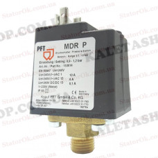 Вимикач мембранний MDR-P 1/4" 1.9/2.2 bar PFT (вода) 153016